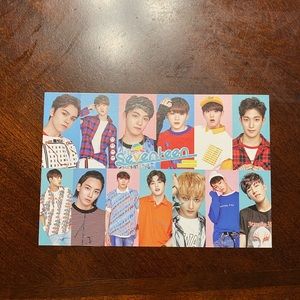 NWT K-Pop SEVENTEEN Postcard